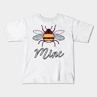 Bee Mine Cute Valentine's Day Kids T-Shirt